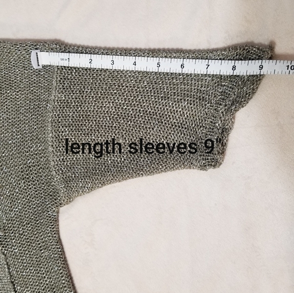 Willow & Clay, Distressed Silver Sweater, Size L - Picture 11 of 15